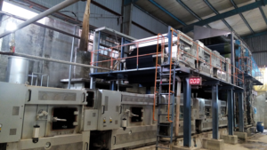 Pad-Steam dyeing machine