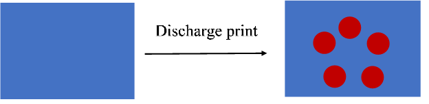 Colour Discharge Print